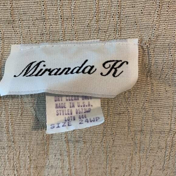 Miranda K Brand Women's Two-Piece Pant Suit, Size 24WP - Picture 6 of 7